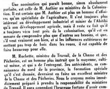 «Nouveaux ministres»