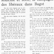 «Ridicule et sotte, la campagne des libéraux dans Bagot»