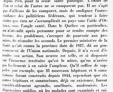 «L’oeuvre incomparable du ministère de la Santé