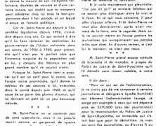 «Quand M. René Saint-Pierre bafouille, divague, déparle»