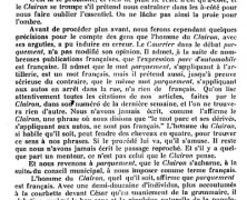 «Parquement, toujours…»