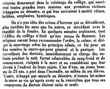 «L’incendie du Sacré-Coeur»