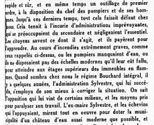 «La protection contre le feu»