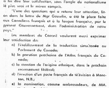 «Le Conseil de Vie française loue l’oeuvre de John Diefenbaker»