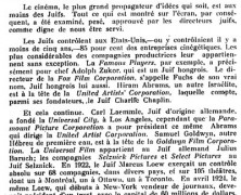 «Autour du cinéma»