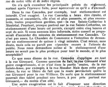 «Circulation, stationnement»