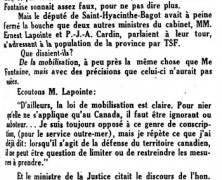 «Qui dit donc vrai?»