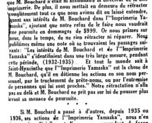 «Les valises de M. Bouchard»