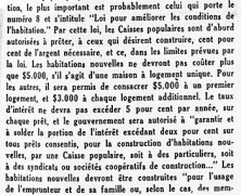 «Le grave problème de l&rsquo;habitation»