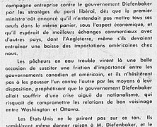 «Les choses ne vont pas mal pour nous à Ottawa, sous John Diefenbaker»