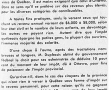 «Les Québécois paieront moins d’impôt sur le revenu que les autres»