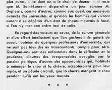 «La démission des intellectuels»