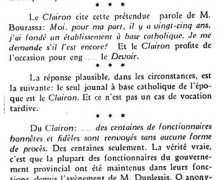 «Les folichonneries du « Clairon »»