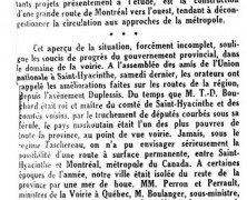 «La voirie rénovée»