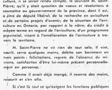 «Comment M. René Saint-Pierre représente mal un ministre»