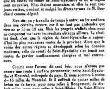 «M. Bouchard et nos routes»