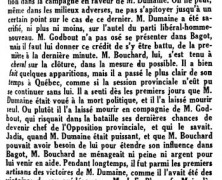 «M. Bouchard triomphe»