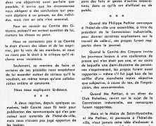 «Où il y aurait confusion, nous tenons à clarifier»