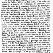 «L’honorable Jacob Nichol pense comme l’honorable Maurice Duplessis»