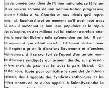 «La victoire de M. Ernest-J. Chartier ou l’écrasement de M. T.-D. Bouchard»