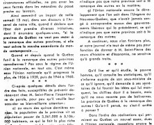 «Depuis quand, M. René Saint-Pierre, la province de Québec est-elle à la remorque des autres?»