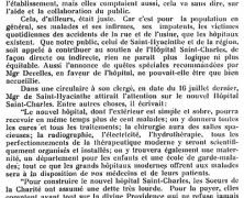 «L’Hôpital Saint-Charles»