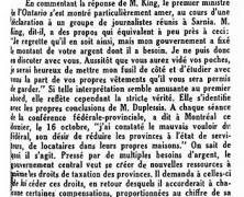 «De la collaboration avec le gouvernement fédéral»