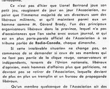 «S’il veut jouer au politicien, que M. Lionel Bertrand se démette»