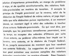 «Le parti conservateur et l’impôt québécois sur le revenu»