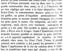 «Un geste apprécié»