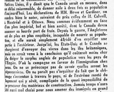 «La nouvelle politique fédérale d&rsquo;immigration»