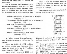 «M. Jean Lesage trompa la population, à propos des finances de la province»