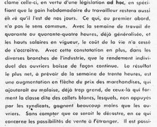 «De la semaine de trente heures»