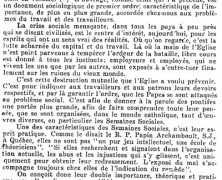 «Les Semaines sociales à Ottawa»