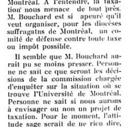 «L’honorable M. Bouchard et l’Université de Montréal»
