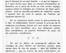 «Sous le régime conservateur, la traduction simultanée