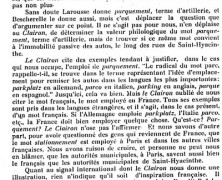 «Ce mot « parquement »»
