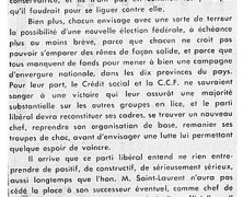 «Pourquoi M. Diefenbaker déclenchera une élection»