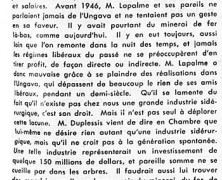 «Où M. Georges-Émile Lapalme en prend pour son rhume»