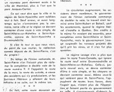 «La route 9 à voie double nous échappe, mais René Saint-Pierre se tient coi»