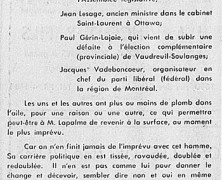 «Le parti libéral fort mal en point dans la province»