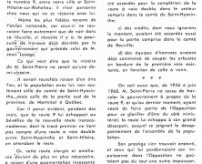 «M. René Saint-Pierre ne pourrait compter que sur une demi-victoire»