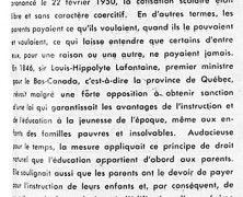 «Comment L’Union nationale sert la cause de l’instruction»