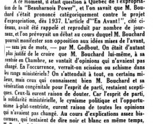 «Les opinions qui n’avaient pas changé»