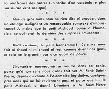 «Réflexions sans malice»