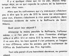 «Le problème de la betterave et les pêcheurs en eau trouble»