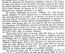 «L&rsquo;incident Cotton»