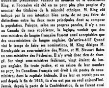 «Mackenzie King se moque-t-il de nous?»