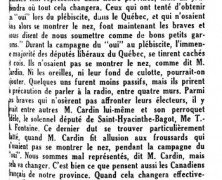 «M. Cardin parle d&rsquo;or»