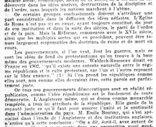 «De certaines paroles de M. Lloyd George»